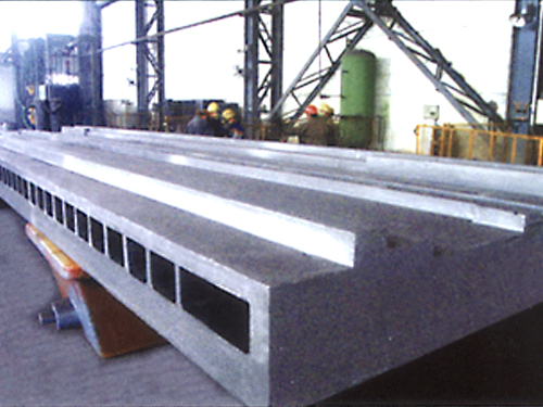 機床鑄件現(xiàn)場展示1